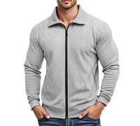 Mens Summer Jackets Smart Casual Windbreaker Jacket, Simple Chic Neat Windproof Outdoor Soft Skin-Friendly Stylish Low-Key and High-End Just Needed In the Transition Season