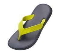 Men's Summer Mules, Slippers, Men's Summer Non-Slip Unisex Flip Flops with Thick Sole, Senior Sense of Summer, Flip Flops, Female Outerwear, Non-Slip Beach Clip Foot Slippers, darkgray, 9.5 UK