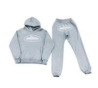 Mens Summer Outfits Set Sportswear Hooded Long Sleeve Pocket Hoodie+Loose Jogging Pants Hooded Sweatshirt Topwear Sweatsuits Sets Sportswear for Gym Running Exercise Fitness Xmas