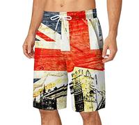 Mens Summer Plus Size Pants Pocket Drawstring Loose Casual Sports Running Straight Five Points Shorts Beach Pants Beach Shorts Mens Swim Bags for Adults Best Teacher Gifts Workout Gym Sale Promotion