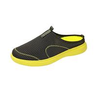 Men's Summer Shoes Open Orthopaedic Slip-On Slippers Soft Beach Shoes Non-Slip Jogging Shoes Breathable Trainers Mesh Running Shoes Trend Leisure Shoes Gym Sports Shoes Breeze Shoes, Green, 8 UK