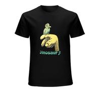 Men's Summer T-Shirt Dinosaur Jr Bird On Hand Men T-Shirt Cool and Breathable Black 3XL