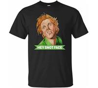 Men's Summer T-Shirt Drop Dead Fred Hey Snot Face We’re Grown Up Now So Piss Off Tshirt Pure Cotton is More Hygroscopic Black