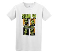 Men's Summer T-Shirt Sum 4The Hell Song Electronica Classic Style White 3XL