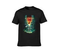 Men's Summer T-Shirt The Fifth Element Movie Poster Soft and Light Black 3XL