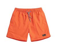 Men's Summer Thin Shorts for Men Quick-Drying Summer Beach Shorts Cotton Linen Jogging Shorts Sport Linen Shorts Casual Swimming Shorts Soft Comfortable Surf Shorts Baggy Swimming Trunks, yellow, M