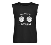 Men's Summer Vest Tank D20 Video Game Gaming MenPathfinder D20 Dice Casual Novelty Men's Sleeveless T Shirt Casual Tops Clothing Black M