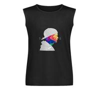 Men's Summer Vest Tank Dj Avicii Stories Album Men's Sleeveless T Shirt Casual Tops Clothing Black XL