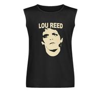 Men's Summer Vest Tank Lou Reed Rock n roll Animal Band Retro Men's Sleeveless T Shirt Casual Tops Clothing Black L