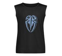 Men's Summer Vest Tank Roman Reigns Design Men's Sleeveless T Shirt Casual Tops Clothing Black