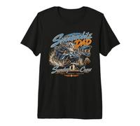 Men's Sunday Crew Snowmobile Dad Family Premium T-Shirt