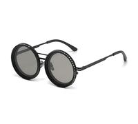Men's Sunglasses The New 9-speed Adjustable Sunglasses Are Designed By Hand. ND Glasses Are Highly Transparent and Ultraviolet Pola Rized Sunglasses. (black)