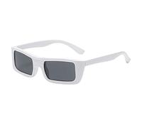 Mens Sunglasses Womens Lightweight Polarised Sunglasses Oversized Trendy Square Sun Glasses for Holiday,sport,party,festival,beach,everyday Plastic Glasses Gifts for Men Women （White, One Size