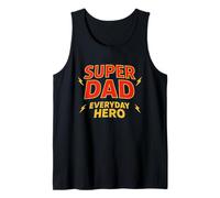 Mens Super Papa Heroes - Birthday Tank Top