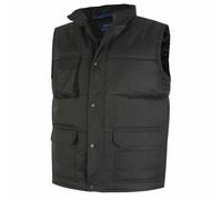 Mens Super Pro Bodywarmer Un ilet Waterproof Outdoor Work Wear Jacket