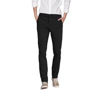 Mens Super Stretch Slim Fit Trousers Pants APL44816T Black 36