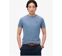 Men's Superdry Men's Essential Logo Embroidered Tee Ocean Blue Feeder - Size: Regular/36