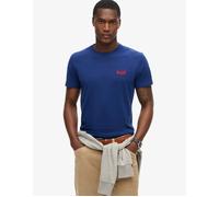 Men's Superdry Men's Essential Logo Embroidered Tee Supermarine Navy - Size: 36