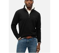 Superdry Men's Essential Logo Henley Sweatshirt, Black