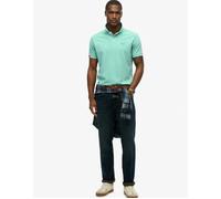 Men's Superdry Men's Vintage Destroy Polo Spearmint Light Green - Size: 38/Regular