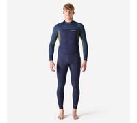 Men's Surfing 3/2 mm Neoprene Wetsuit 500 - Blue Khaki