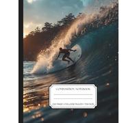 Men's Surfing Extreme Sports Composition Notebook College Ruled: Ocean Waves Journal for Surfers, Athletes & Water Sports Lovers
