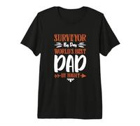 Mens Surveyor by Day World´s Best dad by Night Premium T-Shirt