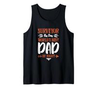 Mens Surveyor by Day World´s Best dad by Night Tank Top