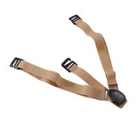 Men's Suspenders 3 Hooks Man Pants Casual Mens Trouser Fashion Adjustable pour le Travail et le Quotidien(Beige)