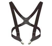 Men's Suspenders Braces Adjustable Unisex X Belt Fashion Apparel On Accessories pour le Travail et le Quotidien(Color 01)