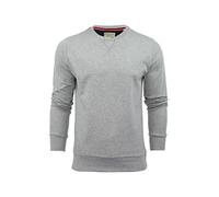 Mens Sweater Jumper Brave Soul 'Jones' Crew Neck (Jones ( Light Grey )) S
