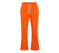 Mens Sweatpants Flare Pants Joggers for Men Workout Casual Pants with Pockets Elastic Drawstring Bell Bottoms Baggy Orange