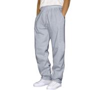 Mens Sweatpants, Mens Hip Hop Pants Casual Solid Color Track Cuff Lace Up Workout Pants With Pocket (GY1, XXXL)