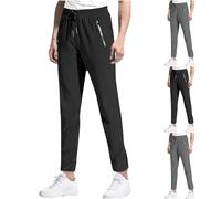 Mens Sweatpants with Zip Pockets, Clearance Man Jogging Tracksuit Bottoms Elastic Waist Drawstring Trousers Straight Leg Pants Loose-Fit Gym Running Workout Trouser Casual Plain Joggers Pant