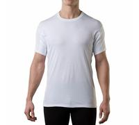 Men's Sweatproof Undershirt - Cotton Crew Neck T-Shirt with Underarm Sweat Pads - Original Fit - Aluminum-Free Alternative - White - Small
