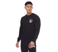 Men's Sweatshirt Aquascutum Round Neck Regular Fit Pullover in Black