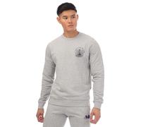 Men's Sweatshirt Aquascutum Round Neck Regular Fit Pullover in Grey