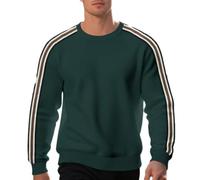 Men'S Sweatshirt Casual Sport Fashion Round Neck Long Sleeves Sweatshirts Urban Youth Personality Trend Pullover M-Blackish Green L