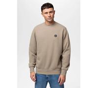 Men's Sweatshirt Crewneck PitBull SMALL LOGO Cotton Sweatshirt Sand Pit Bull
