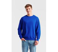 Mens Sweatshirt Fruit Of The Loom Raglan Sweat Pullover Plain Top Jumper sweater