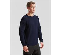 Mens Sweatshirt Fruit Of The Loom Raglan Sweat Pullover Plain Top Jumper sweater
