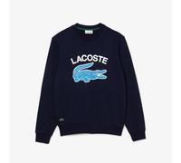 Mens Sweatshirt Lacoste Dark Blue Pullover With Logo