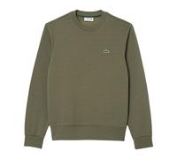 Mens Sweatshirt Lacoste Dark Green Pullover Top With Logo - Size M