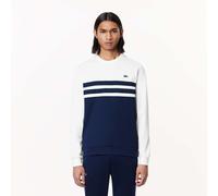 Men's Sweatshirt Lacoste Sportsuit Ripstop Tennis Pullover in White