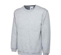 Men's Sweatshirt Size XS to 6XL Premium Plain Crew Neck Fleece Inner