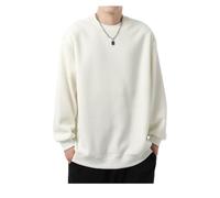 Men'S Sweatshirt Sport Fashion Casual Pullover Urban Youth Personality Trend Long Sleeves Sweatshirts G-White L