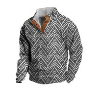 Mens Sweatshirts Fashion Forward Sweatshirt Mens Hoodies Contemporary Design Hoodies Men's Sweatshirt Printed Graphic Sweatshirts Long Sleeve Drop Shoulder Relaxed Urban Lifestyle