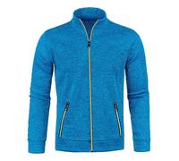Mens Sweatshirts No Hood | Cardigans For Men Uk Plain Coloured Baseball Jackets For Men Leisure Mens Fleece Jackets Full Zip Extra Comfortable Men Premium Adult Mens Jackets Smart Casual