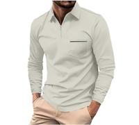 Mens Sweatshirts Quarter Zip Up Slim Pullover Long Sleeve Polos Jumpers Lightweight Workout Comfy Sweatshirt Clearance Quick Dry Performance Tactical Work Golf Stretch Shirts