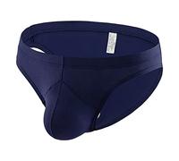 Mens Swim Briefs With Pouch Mens Sexy Low Rise Briefs Breathable Knit Underpants Anti Chafing Hip Lift Trunks Water Sports Shorts Quick Dry Mini Swimwear Trunks No Front Seamless Underwear